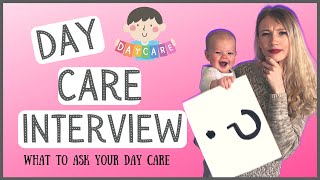 QUESTIONS TO ASK YOUR DAYCARE | Finding the PERFECT Child Care