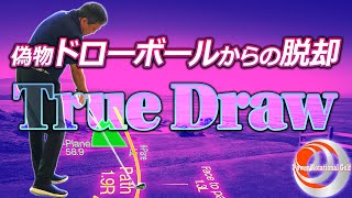 勘違い注意⚠️ドローはフェース閉じる？開く？どっちも正しい理由「偽物ドローボールからの脱却」【ゴルフレッスン】