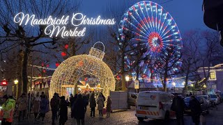 ✨ Maastricht Christmas Market 2024: Europe’s Most Magical Holiday Escape! 🎄❄️  4K 60fps