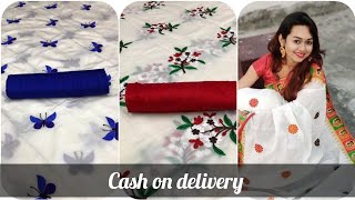 White Sarees Collection | Christmas Special offers | AVR Fashions |