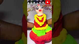 DIY Mahalakshmi Idol Using Super Clay | Navaratri Craft #MahalakshmiIdol #navaratricraftideas #DIY