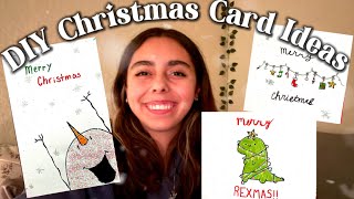 DIY CHRISTMAS CARD IDEAS:vlogmas day 5 🫶✨🎄🎁