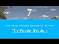 How to Make a Website from Start to Finish - Footer Section How to Make a Website from Start to Finish - Footer Section