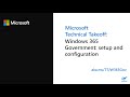 Windows 365 Government: setup and configuration