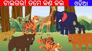 ଟାଇଗର! ତମେ କଣ କଲ | Tiger! what did you do in Odia | Nadagam Stories Odia