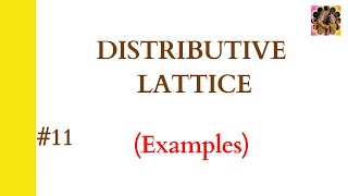 11. Distributive lattice || Distributive lattice examples | Lattice in Discrete Mathematics #Lattice