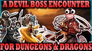 A Chain Devil Boss Encounter Guide for D&D 5e | Zekuraath the Ninth Shackle