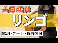 吉田拓郎『リンゴ』アコギ弾き語りカバー【歌詞コード指板図付】Takuro Yoshida 