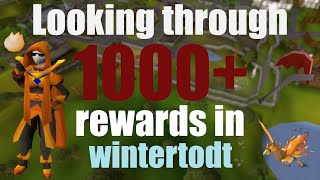 20+ hours of wintertodt loot!