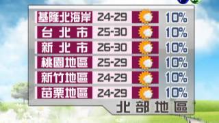 2012.11.10 華視午間氣象 謝安安主播