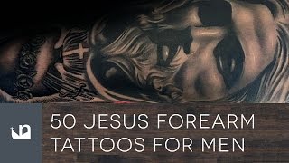 50 Jesus Forearm Tattoos For Men