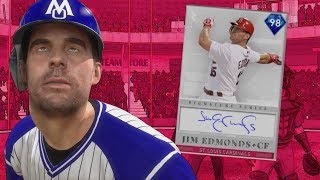 98 JIM EDMONDS DEBUT - WORLD SERIES GAME!! MLB The Show 19 Diamond Dynasty