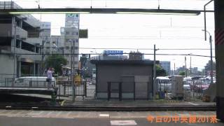 2010年１０月１７日（日）今日の中央線201系（H7編成ラストラン 車窓）Vol9