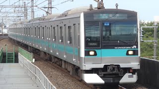 JR東日本　E233系 2000番台 4編成　常磐線 亀有駅　入線