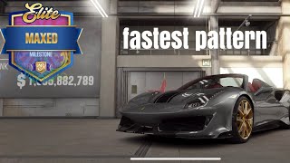 【CSR2】488 Pista Spider (elite 50), shift \u0026 tune for 7.461 (faster shift pattern)