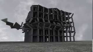 Building Collapse 1 - Blender (Physics Simulation)
