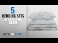 Top 10 Calvin Klein Bedding Sets [2018]: Calvin Klein Home Presidio Duvet Set, Queen, Wake