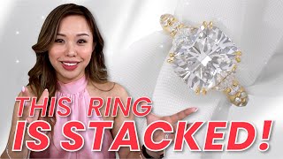 I Made the ULTIMATE Princess Engagement Ring - 4ct Cushion Cut Diamond Engagement Ring