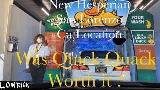 New Quick Quack Car Wash Hesperian San Lorenzo California Location 2021 Opening Week