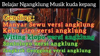 Latian angklung Lengger Wonosobo