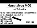 Hematology MCQ#25,Clinical Pathology! Lab Technician MCQ, Questions with Answer! BMLT DMLT MCQ!