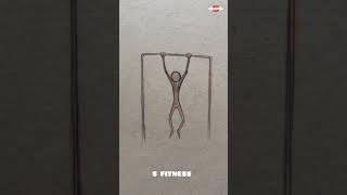 Skinny To Muscular Body Transformation //S FITNESS #shorts #art