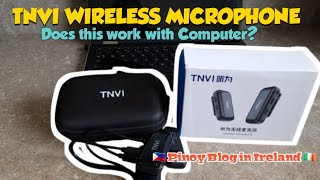 WILL TNVI WIRELESS MICROPHONE WORK AT COMPUTER? TEST \u0026 REVIEW | JnC CORNER