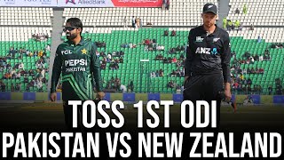 Toss | Pakistan vs New Zealand | 1st ODI | Tri-Nation Series 2025 | PCB | M3J1K