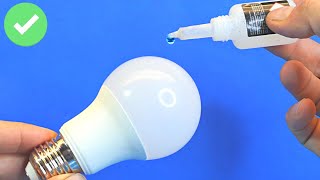 Put Super Glue on the Led Light and get Amazing Result !!