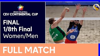 1/8th Final Men/Women | Court 2 - CEV Beach Volleyball Continental Cup Final