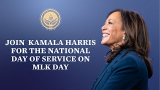 Join @kamalaharris for the National Day of Service on MLK Day | Inauguration 2021