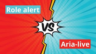 Role Alert vs ARIA Live: Key Differences Every Accessibility Developer Must Know!