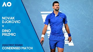 Novak Djokovic v Dino Prizmic Condensed Match | Australian Open 2024 First Round