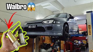 Installing A Walbro 255LPH Fuel Pump On My 4G92 Single Cam Proton Satria