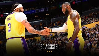 All 39 Assists from the Lakers 136-105 win vs Atlanta | March 18, 2024