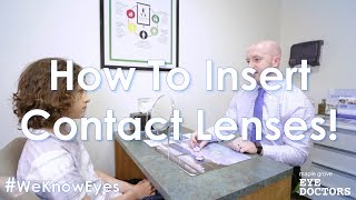 How To Insert Contact Lenses! #WeKnowEyes | Maple Grove Eye Doctors at Pearle Vision