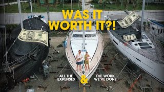 Sailboat refit COST! (How much did we spend?)