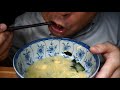 asmr eating sounds mukbang 먹방 咀嚼音飯テロ動画 サッポロ一番塩ラーメンと揚げ物三昧を食べるオヤジ動画japan