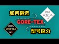 教你挑选GORE-TEX的衣服，以及区分各大型号功能