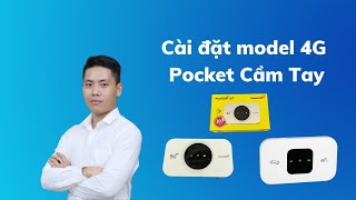 Cục phát WiFi mini cầm tay PocKet 4G/5G | Cài đặt cục phát wifi mini