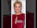 then and now actress, supermodel and producer SHARON STONE #shorts