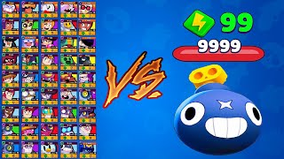 ГОЛОВА ТИКА ПРОТИВ ВСЕХ БРАВЛЕРОВ В BRAWL STARS | ПВП БРАВЛЕРОВ | 1vs1