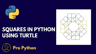 squares in python using turtle | python tutorial | turtle graphics.