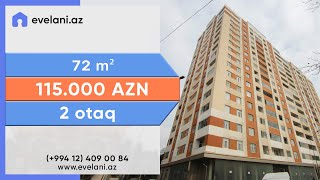 Nizami rayonunda 1-2 otaqli, 72 m², 115.000 AZN, Emlak sahibi / Terane x (055) 525-55-08