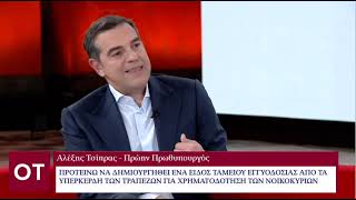 Ο Αλέξης Τσίπρας για τις τράπεζες