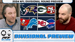 2024 NFL Divisional Round Preview | PFF NFL Show