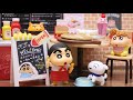 Crayon Shinchan Cafe Re-Ment Miniature Figure Box Unboxing