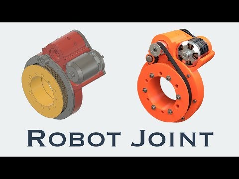 Robot actuator (brushless motor robot connection)