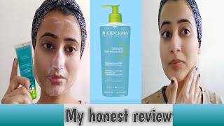 Bioderma Sebium Gel Maussant Review | Face wash for Oily and Combination Skin | Khushi Kaur