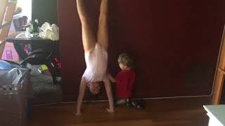 Super flexible eight-year-old